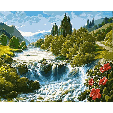 Waterfall Scene