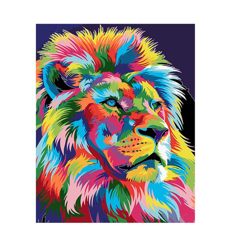 Colorful Lion