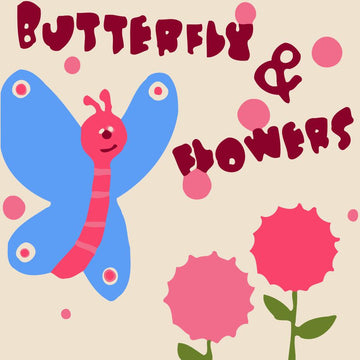 Butterfly & Flowers