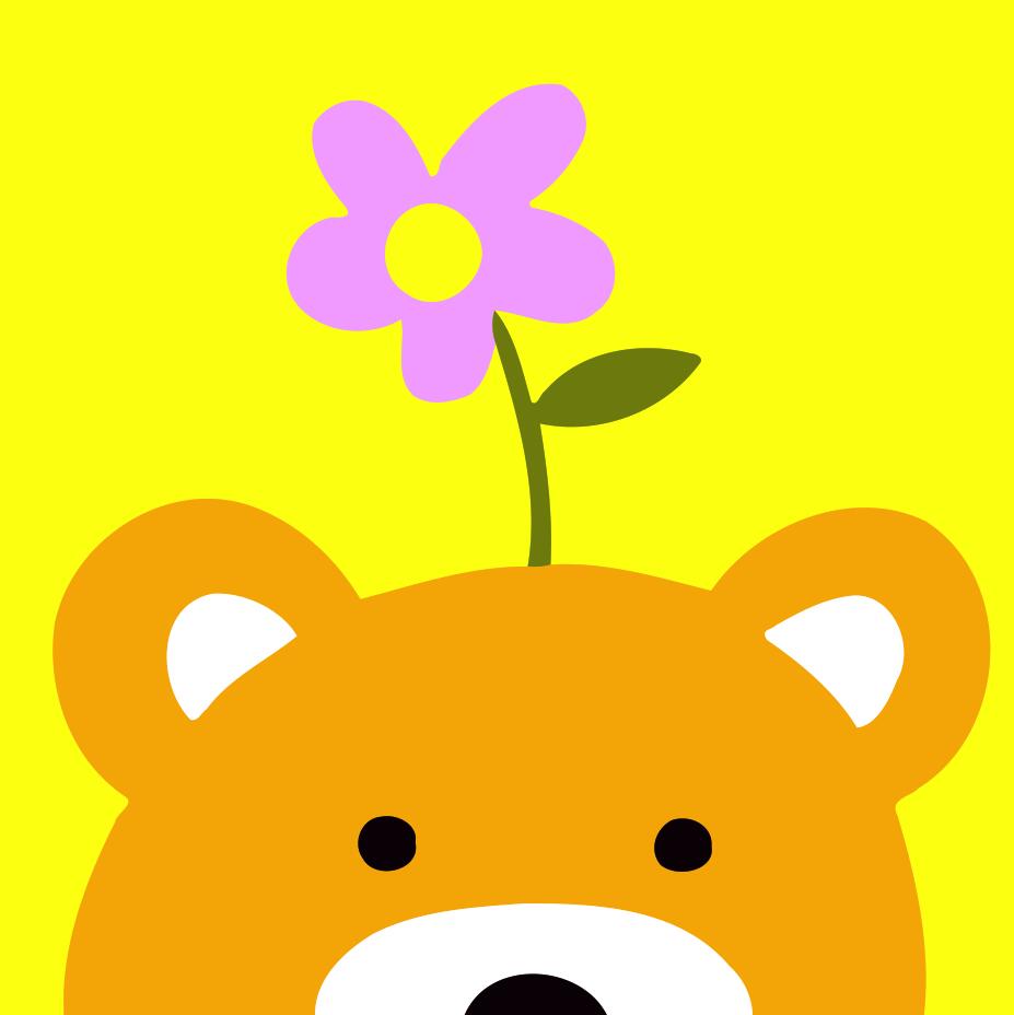 Bear & Flower