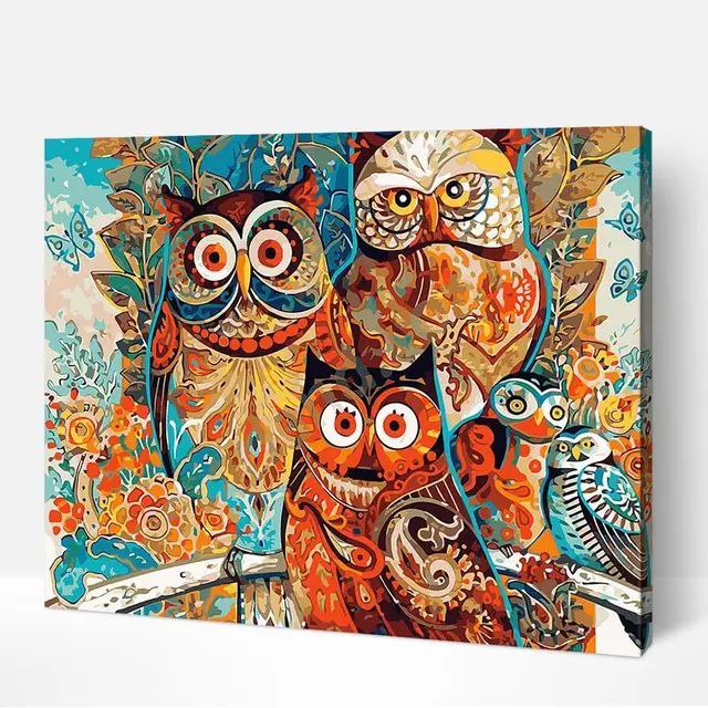 Klimt Owls