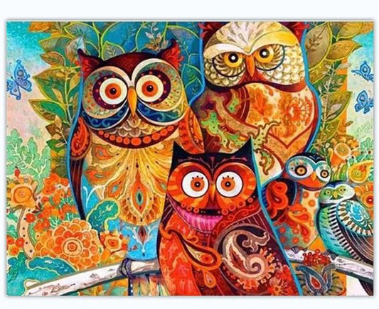 Klimt Owls